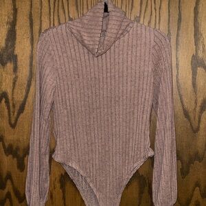 Ribbed Long Sleeve Bodysuit